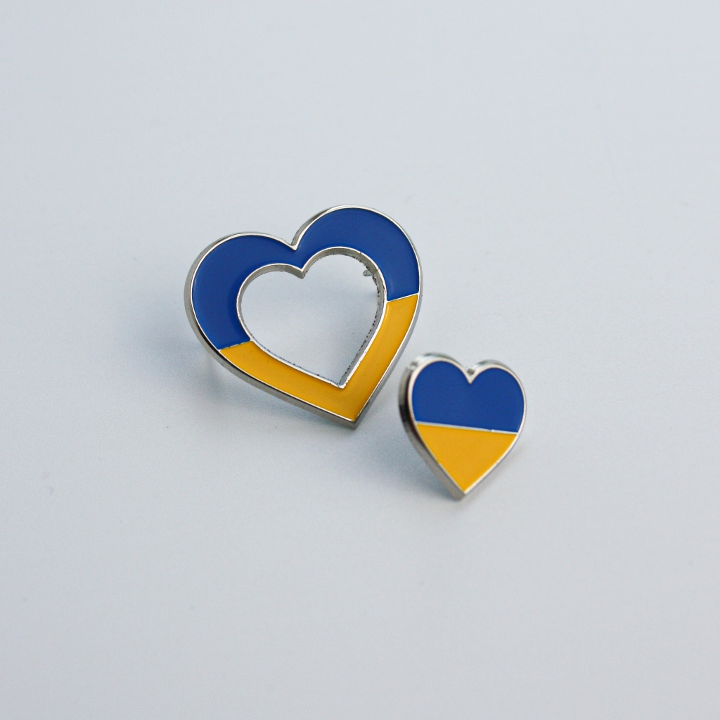значок України серденько