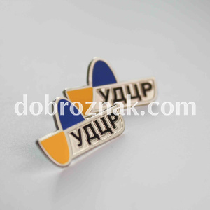 Нагрудний значок. Травлення. Покриття - нікель