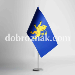 Флажок: атлас,&nbsp;&nbsp;печать 4+4. 12Х24 см